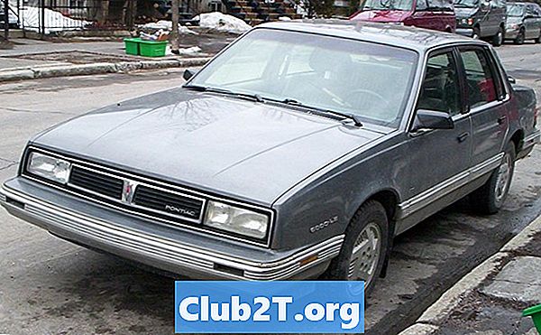 1988 ขนาดของหลอดไฟรถยนต์ Pontiac 6000