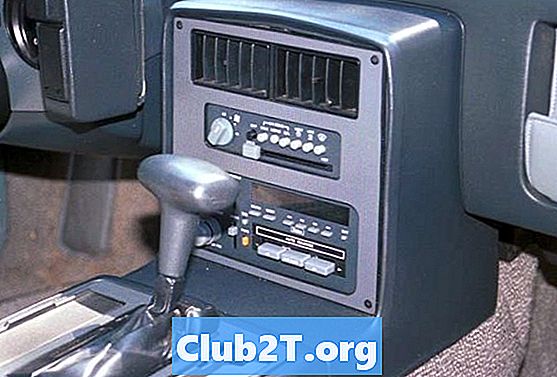1984 Pontiac Fiero bilradio ledningsdiagram