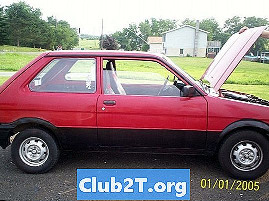 1988 Subaru Justy Car Audio Shema ožičenja