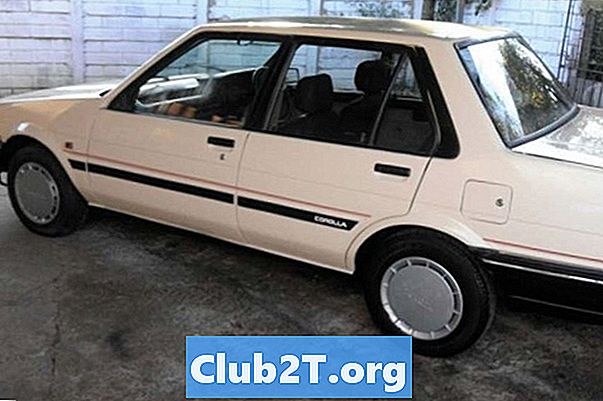 1988 Skema Pengkabelan Alarm Otomatis Toyota Corolla