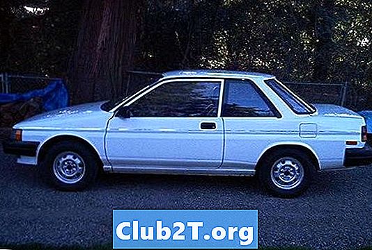 1988 „Toyota Tercel“ automobilio garso instaliacijos vadovas