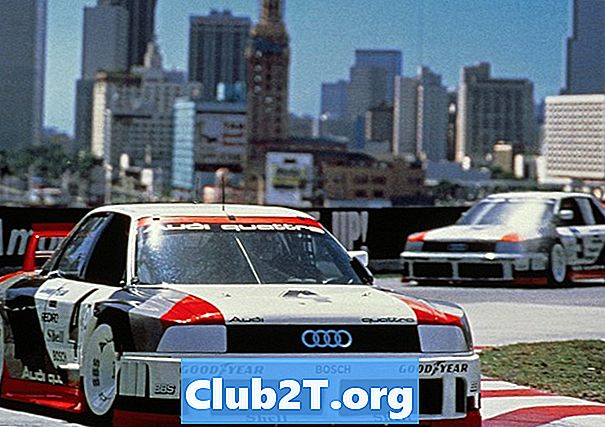 1989 Audi 90 Quattro Tvornica dimenzijskih veličina