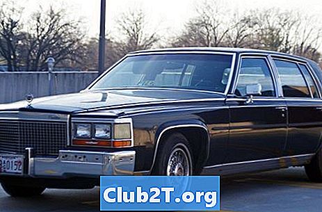 1989 Cadillac Brougham 자동 경보 와이어 회로도