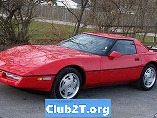 1989 Schéma zapojení autorádia Chevrolet Corvette