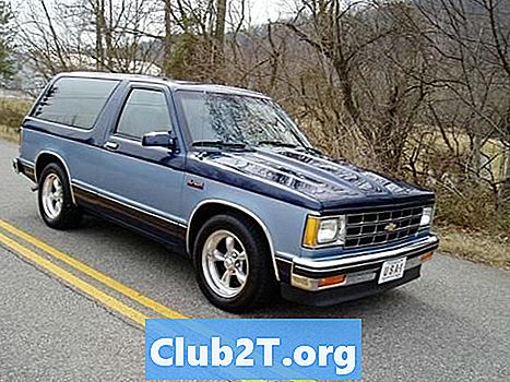 1989 Navodila za ožičenje avtomobilske alarmne naprave Chevrolet S10