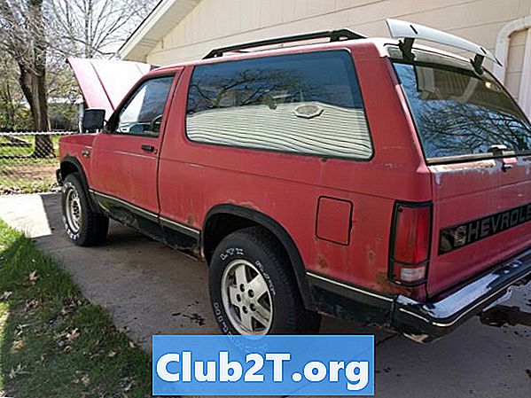 1989 Chevrolet S10 Blazer Car Radio Mã màu dây - Xe