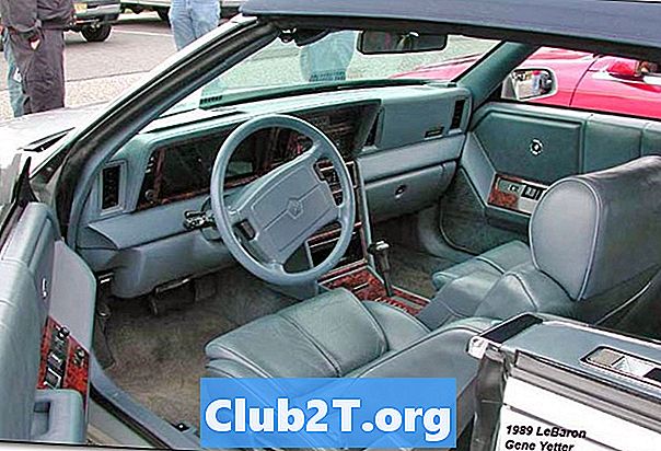 1989 Chrysler LeBaron audio-elektrische bedradingsschema - Auto'S