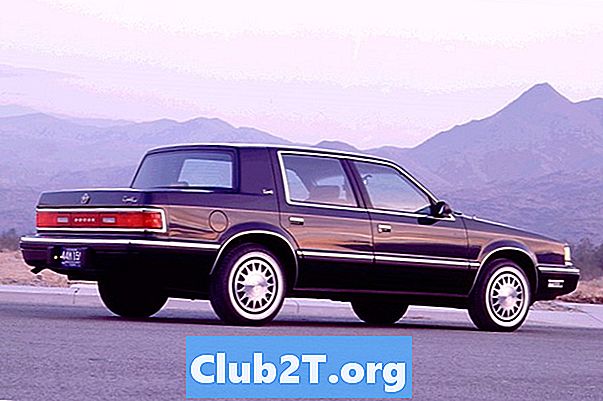 1989 Dodge dinastija auto stereo vadu krāsu kodi