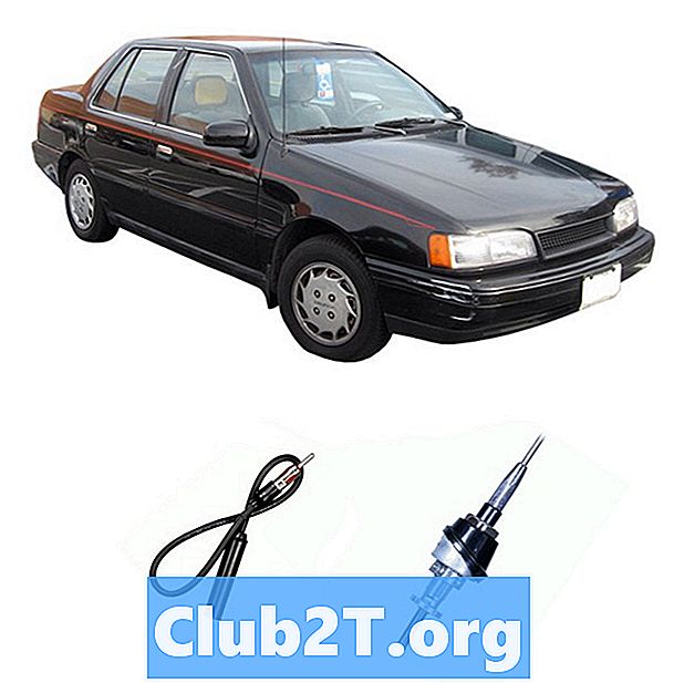 1989 Vodnik po napajanju Hyundai Excel Car Radio - Avtomobili