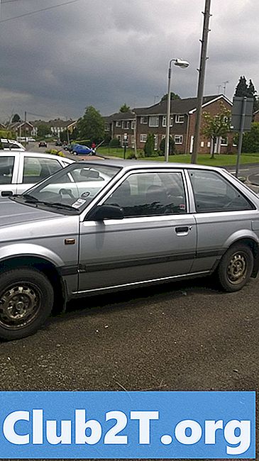 1989 m. Mazda 323 automobilių radijo laidų schema