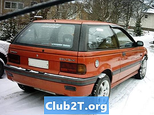 1989 Průvodce pneumatikami Mitsubishi Colt Car