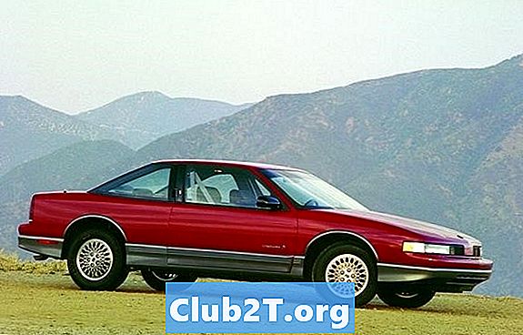 1989 Vodič po velikosti Oldsmobile Cutlass Supreme Lightbulb