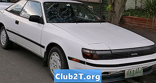 1989 Toyota Celica Ръководство за размер на крушка за кола