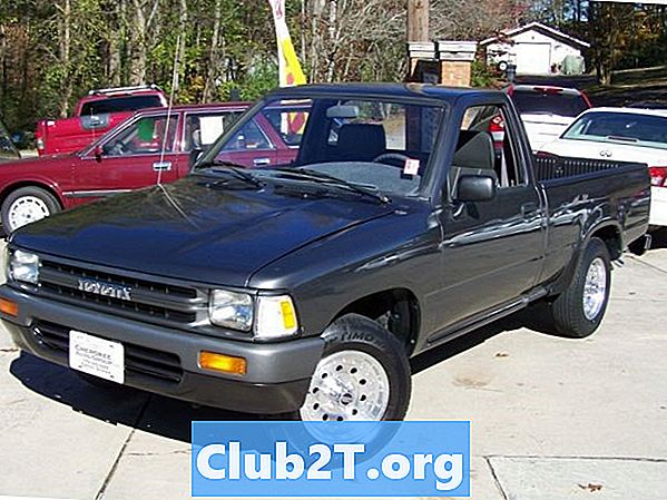 1989 टोयोटा पिकअप ट्रक कार रेडियो स्टीरियो वायरिंग आरेख - कारों