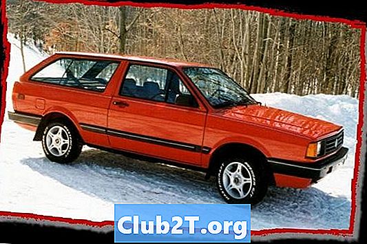 1989 Volkswagen Fox Car Radio Kabelføring Schematisk