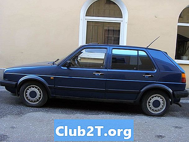 1989 Hướng dẫn kích thước bóng đèn tự động của Volkswagen Golf
