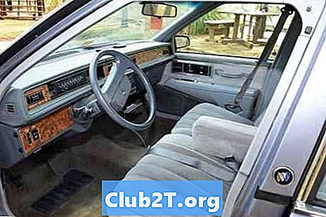 1990 Buick LeSabre attālās automašīnas starta vadu shēma