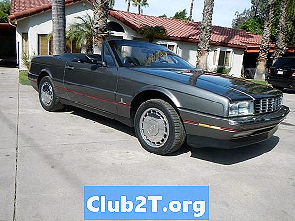 1990 Cadillac Allante autoalarmide juhtmestiku skeem