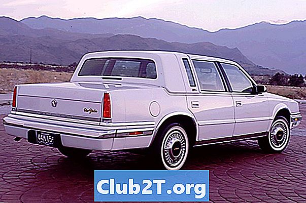 1990 Σχηματική Σειρά καλωδίωσης αυτοκινήτου Chrysler Fifth Avenue