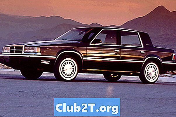 1990 Dodge Dynasty Car стерео окабеляване ръководство