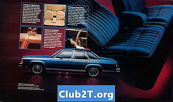 1990 Ford Crown Victoria auto stereosüsteemide skeem - Autod