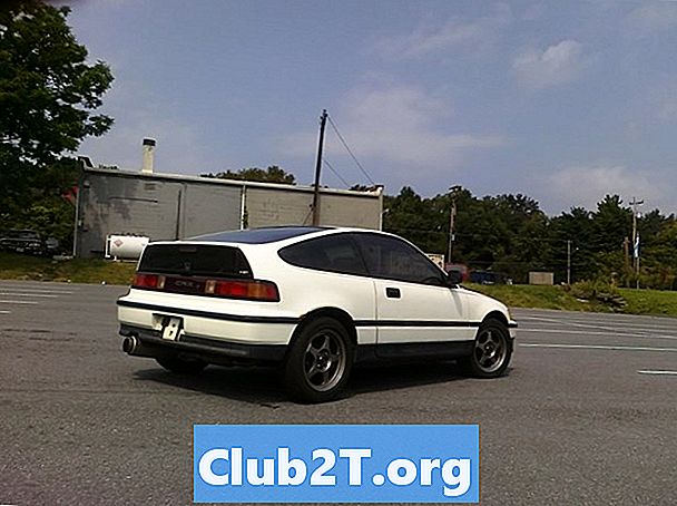 1990 Honda CRX -kaukosäätimen kytkentäkaavio
