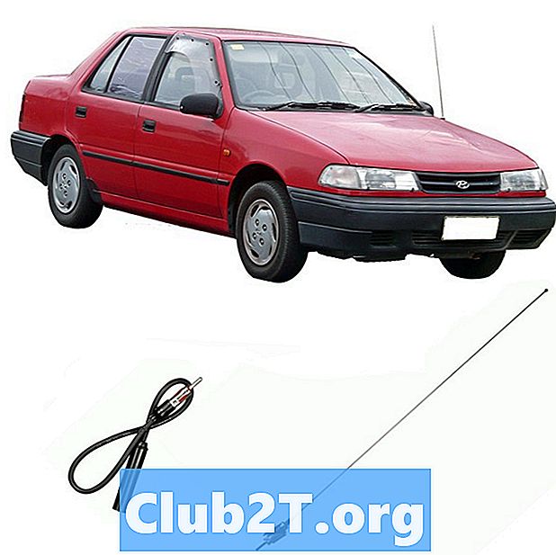 1990 Hyundai Excel Car Audio Verdrahtungshandbuch