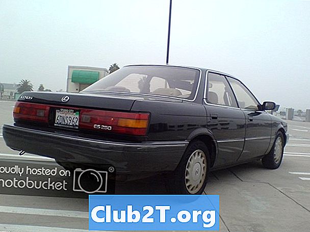 1990 Lexus ES250 Автомобильные радиоприемники Цветовые коды