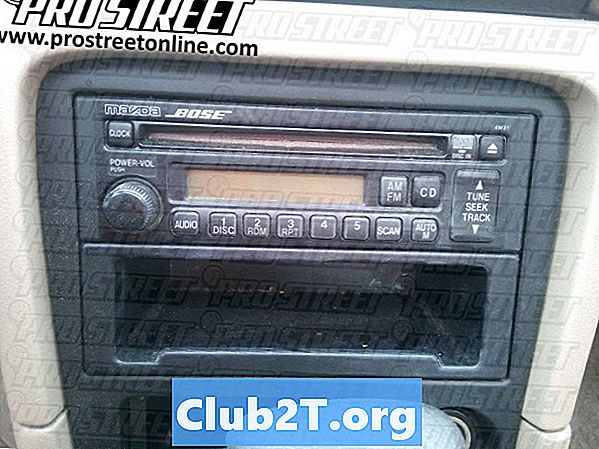 1999 Schemat okablowania radia samochodowego Mazda 626 Stereo