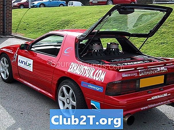 1990 Mazda RX7 autóbiztonsági vezetékes vázlat