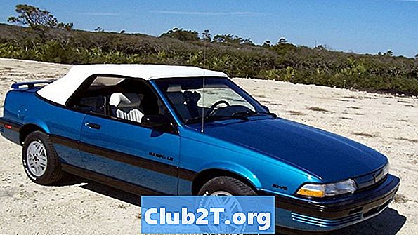 1990 Pontiac Sunbird Sơ đồ dây an ninh xe hơi