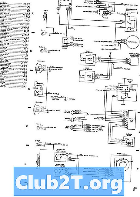 1990 Diagramă de conexiuni radio pentru telefoanele radio Stereo Toyota Tercel