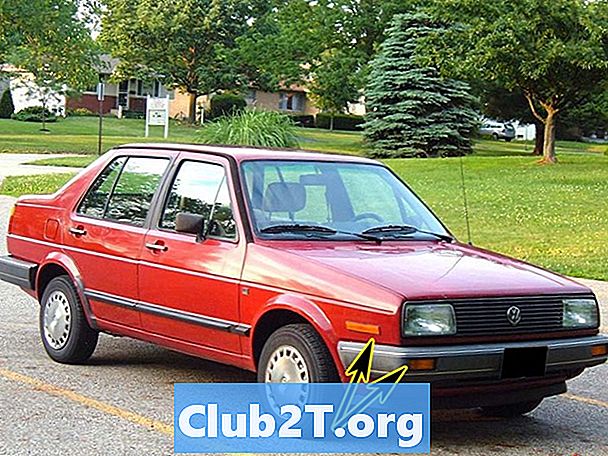 1990 Volkswagen Golf Auto Schéma velikosti žárovky