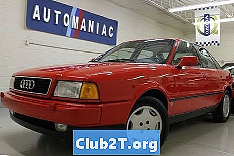 1991 Audi 90 automaatse turvajuhtmestiku skeem