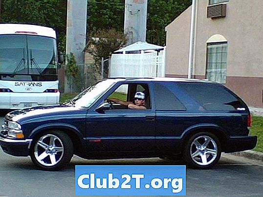 1991 Chevrolet S10 Blazer autode turvatraadi skeem