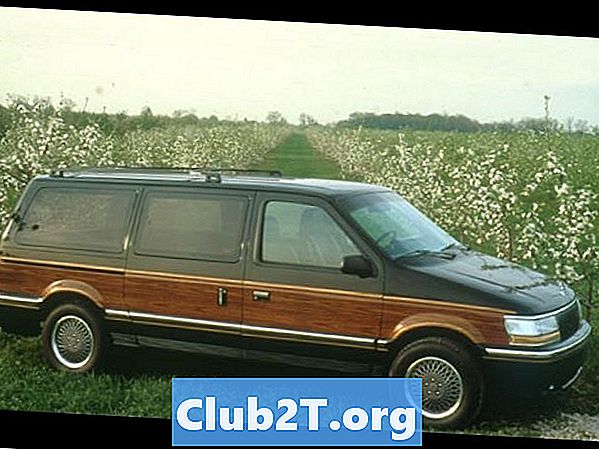 1991 Chrysler Town Country -autojen renkaiden mitoituskaavio