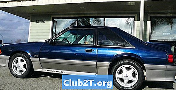 1991 Ford Mustang attālā transportlīdzekļa starta shēma