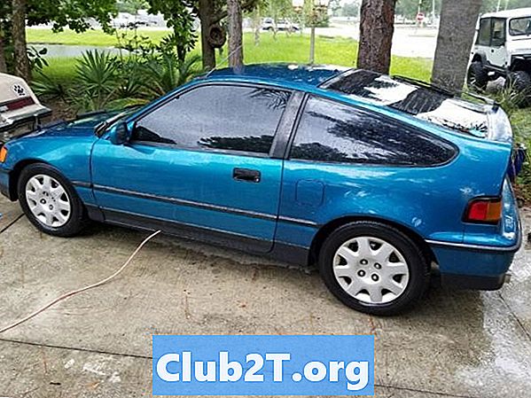 1991 Honda CRX Auto Alarm Bedradingsschema