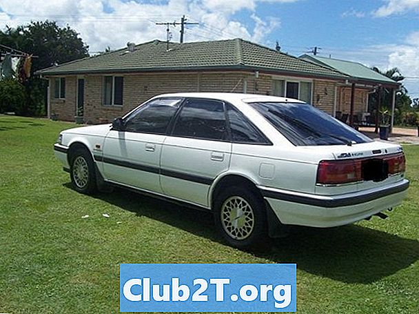 1991 Schéma zapojení autorádia Mazda 626