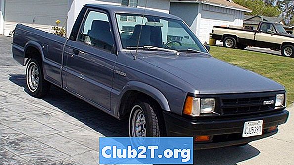 1991 Mazda B2000 B-serija Pickup auto radio stereo shema