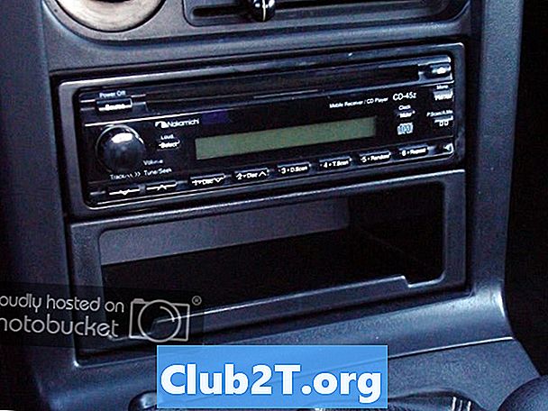1991 Mazda Miata automašīnas stereo instalācijas shēma