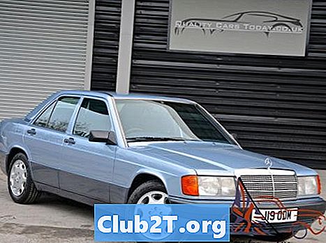 1991 Schéma zapojení autorádia Mercedes 190E