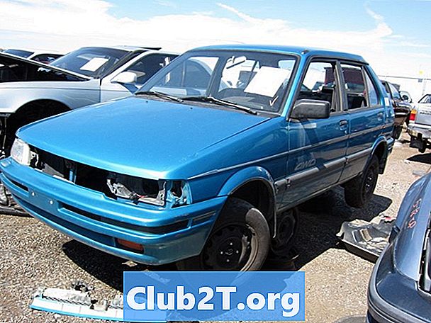 1991 Subaru Justy Car Light Bulb Tamaños de información