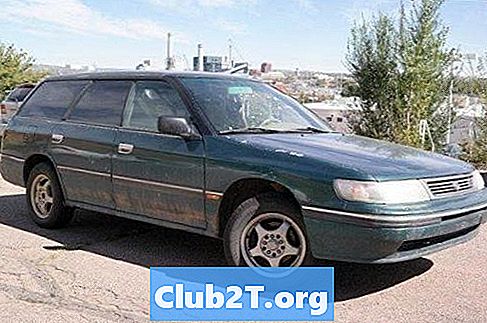 1991 m. Subaru Legacy Wagon nuotolinio paleidimo laidų schema