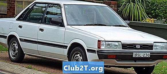 1991 Subaru Loyale 4WD Automobiel Bandenmaderschema
