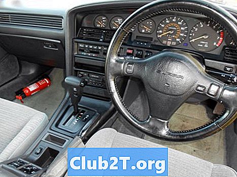 1991 esquema de fiação de rádio de carro Toyota Supra