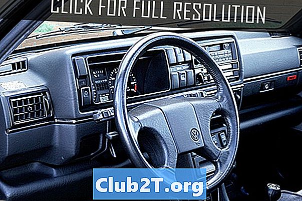 1991 Volkswagen GTI 자동차 라디오 설치 다이어그램
