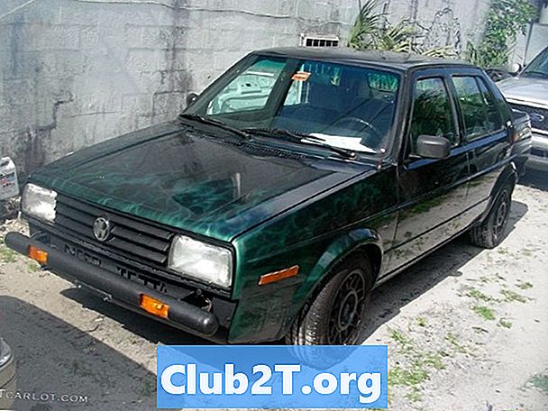 1991 m. Volkswagen Jetta automobilių lempučių dydžiai