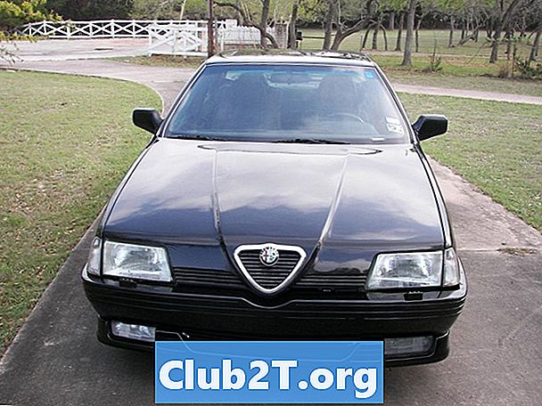 1992 m. Alfa Romeo 164 automobilio stereo laidų schema