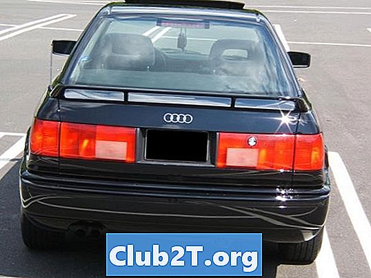 1992 Audi 90 Quattro Información del tamaño de los neumáticos de repuesto
